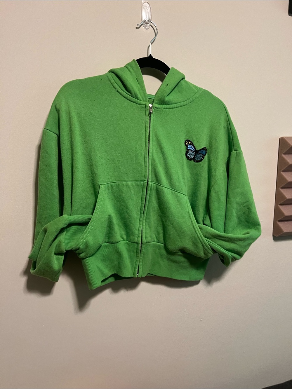 College girls cropped hoodie
